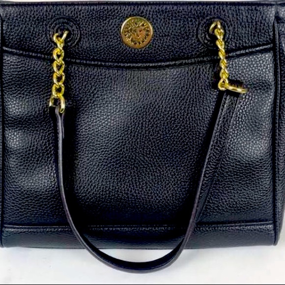 Ann Klein chain Shoulder Bag Color Black - Picture 3 of 16